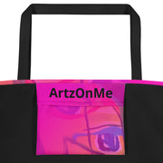 ArtzOnMe Pink Beach Bag