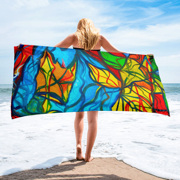 ArtzOnMe Bright Beach Towel